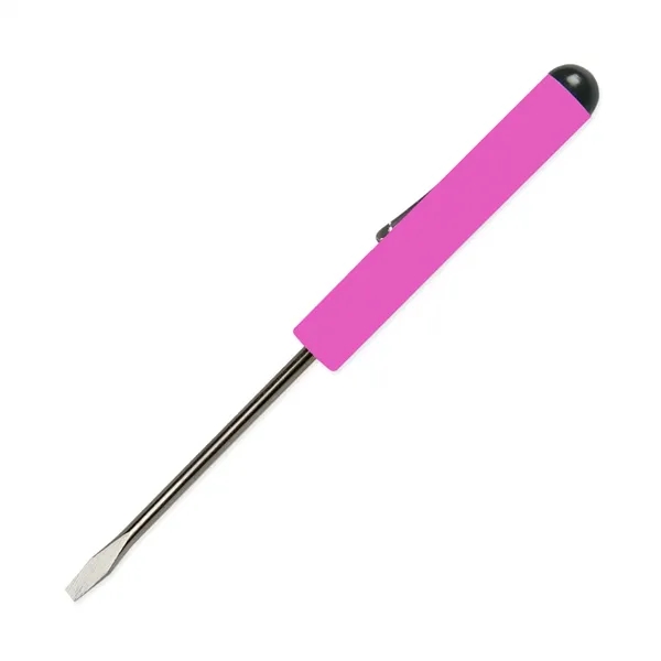 Pocket Screwdriver - Fixed 1/8" Flat Tip Blade w/ Button Top - Pocket Screwdriver - Fixed 1/8" Flat Tip Blade w/ Button Top - Image 13 of 22
