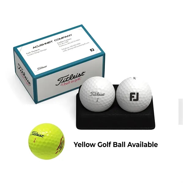 Titleist Custom 2-Ball Business Card Box