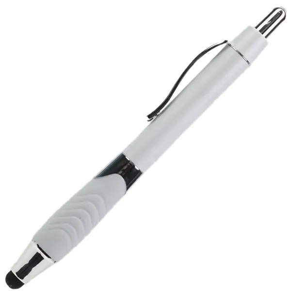 Recycled Rubberized Metallic Pen with Stylus Tip - Recycled Rubberized Metallic Pen with Stylus Tip - Image 14 of 14