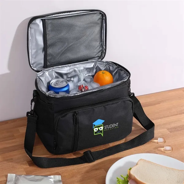 Rpet Lunch Cooler Bag: 6 Can - Rpet Lunch Cooler Bag: 6 Can - Image 1 of 6