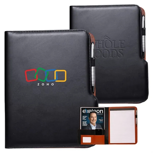 Two Tone Portfolios w/ Pen Loop - Two Tone Portfolios w/ Pen Loop - Image 0 of 2