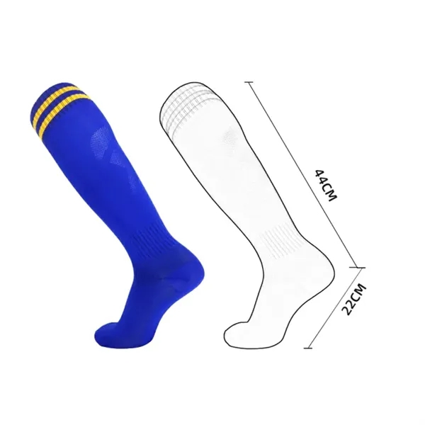 Athletic Knee-High Socks with Striped Cuff - Athletic Knee-High Socks with Striped Cuff - Image 1 of 7