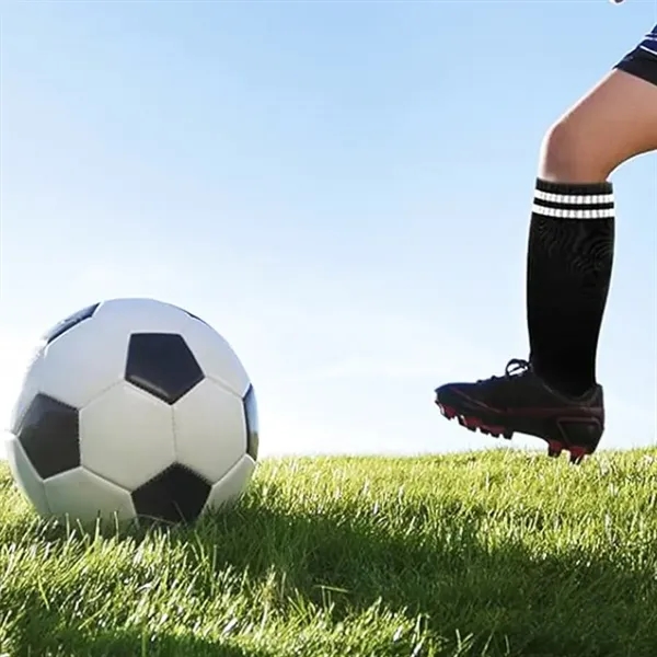 Athletic Knee-High Socks with Striped Cuff - Athletic Knee-High Socks with Striped Cuff - Image 6 of 7