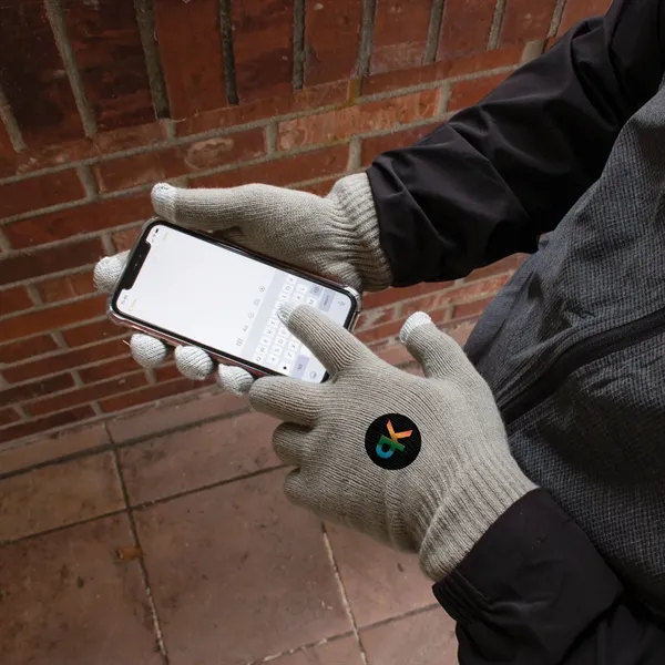 Custom Knit Touch Screen Gloves