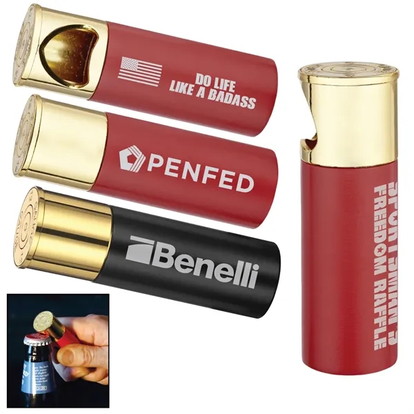 12 Gauge Shotgun Shell Bottle Opener - 12 Gauge Shotgun Shell Bottle Opener - Image 0 of 3