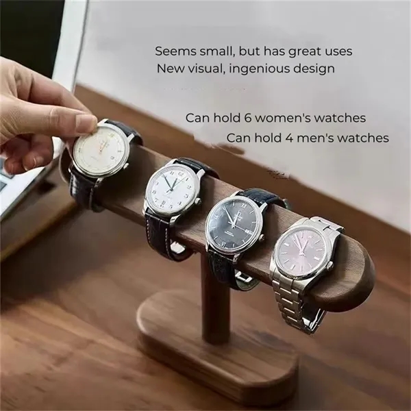 Wooden Watch Display Stand: Stylish Organizer - Wooden Watch Display Stand: Stylish Organizer - Image 1 of 2