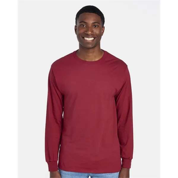 Fruit of the Loom HD Cotton Long Sleeve T-Shirt - Fruit of the Loom HD Cotton Long Sleeve T-Shirt - Image 0 of 3