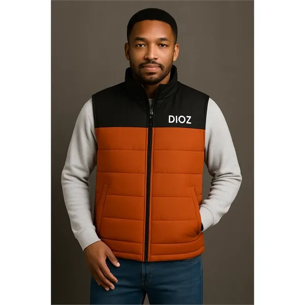 DG35 Colorblock Puffer Vest - DG35 Colorblock Puffer Vest - Image 0 of 1