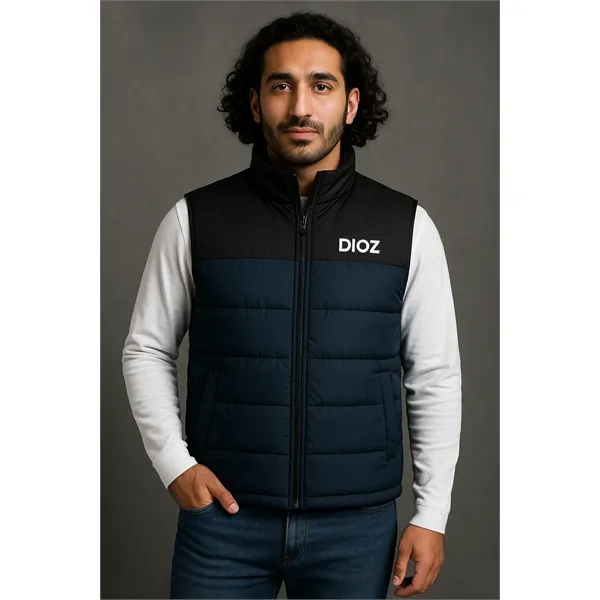 DG35 Colorblock Puffer Vest - DG35 Colorblock Puffer Vest - Image 1 of 1