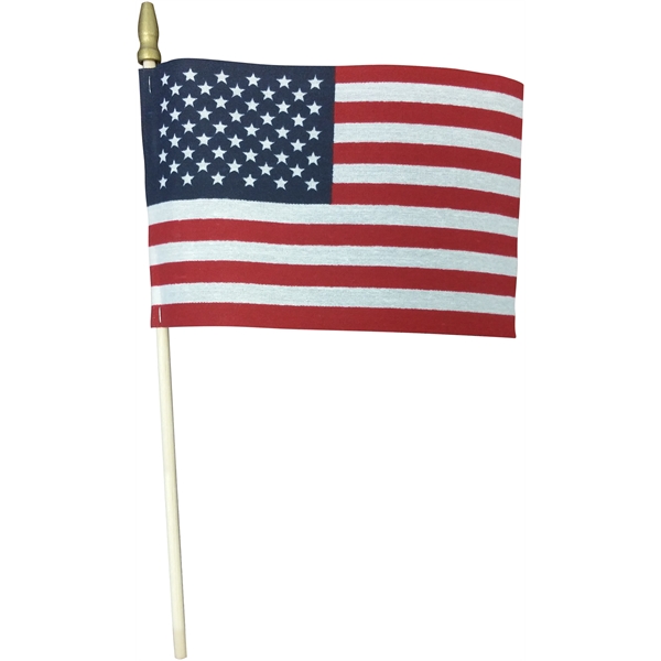 4" x 6" USA Stick Flag - 4" x 6" USA Stick Flag - Image 0 of 0