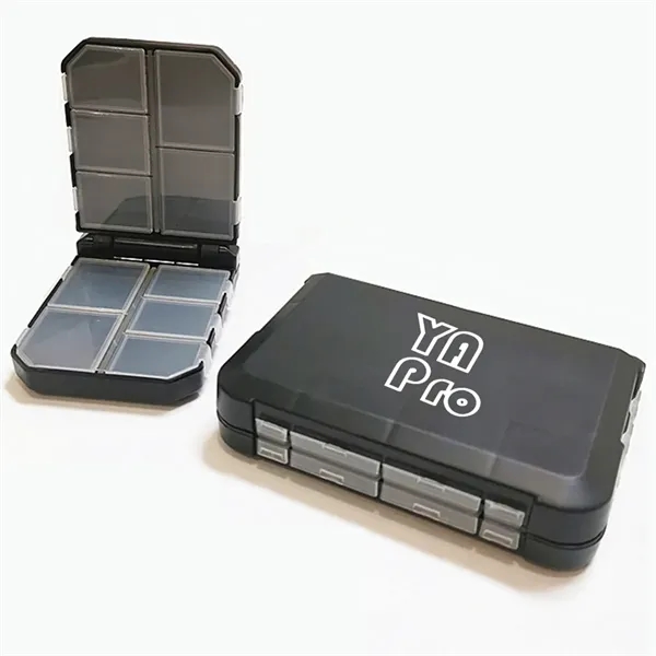 Small Hard Fishing Tackle Box Portable Case - Small Hard Fishing Tackle Box Portable Case - Image 0 of 4