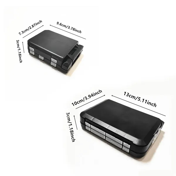 Small Hard Fishing Tackle Box Portable Case - Small Hard Fishing Tackle Box Portable Case - Image 1 of 4