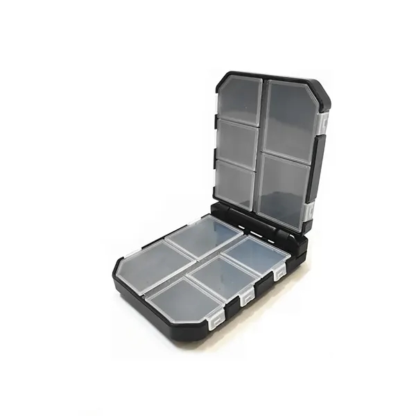 Small Hard Fishing Tackle Box Portable Case - Small Hard Fishing Tackle Box Portable Case - Image 3 of 4