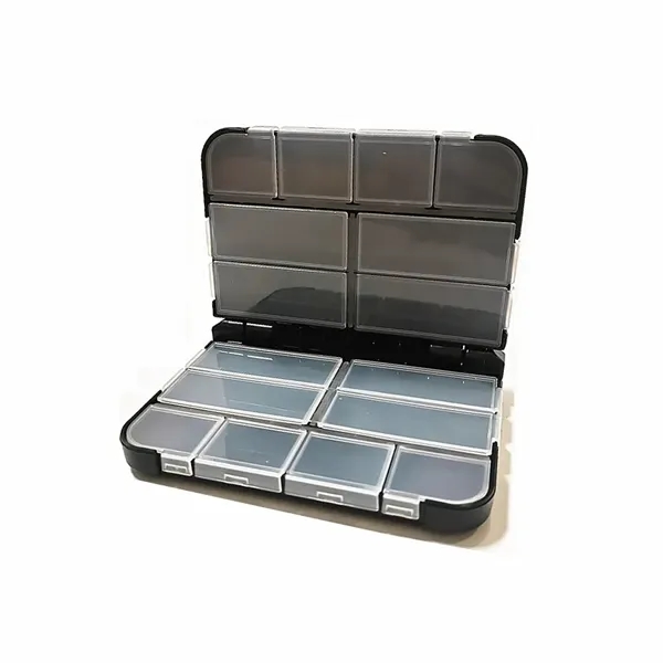 Small Hard Fishing Tackle Box Portable Case - Small Hard Fishing Tackle Box Portable Case - Image 4 of 4