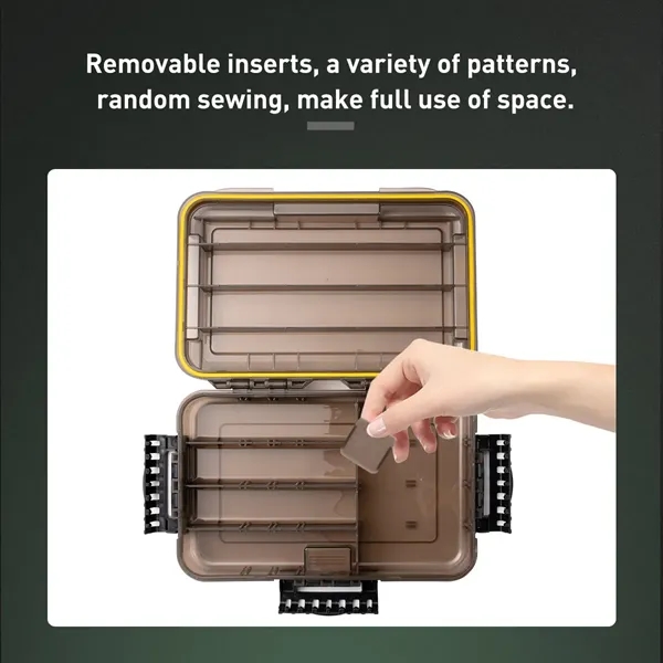 Waterproof Tray for Jigs Lures Fishing Tackle Box - Waterproof Tray for Jigs Lures Fishing Tackle Box - Image 1 of 5