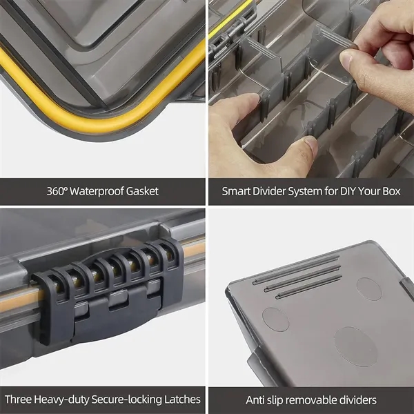 Waterproof Tray for Jigs Lures Fishing Tackle Box - Waterproof Tray for Jigs Lures Fishing Tackle Box - Image 2 of 5