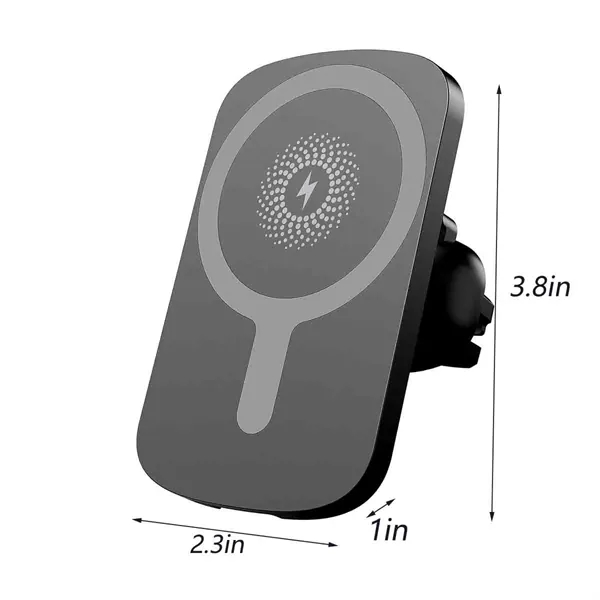 15W Magnetic Car Charger Mount - 15W Magnetic Car Charger Mount - Image 1 of 2