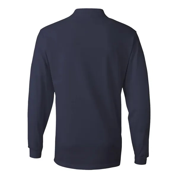 JERZEES Men's SpotShield® 50/50 Long Sleeve Polo - JERZEES Men's SpotShield® 50/50 Long Sleeve Polo - Image 3 of 3