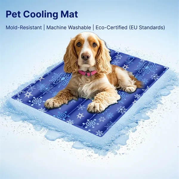Pet Cooling Mat Gel Pad For Cats And Small Dogs - Pet Cooling Mat Gel Pad For Cats And Small Dogs - Image 1 of 5