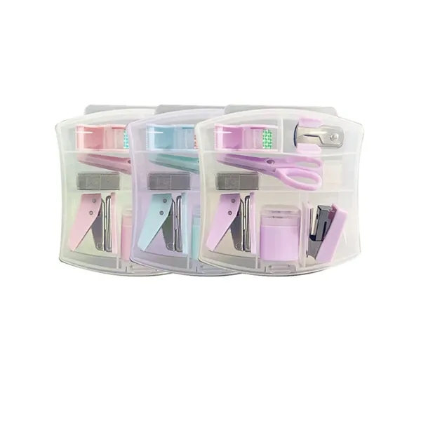 Mini 8 in 1 Portable Office Stationery Set - Mini 8 in 1 Portable Office Stationery Set - Image 1 of 2