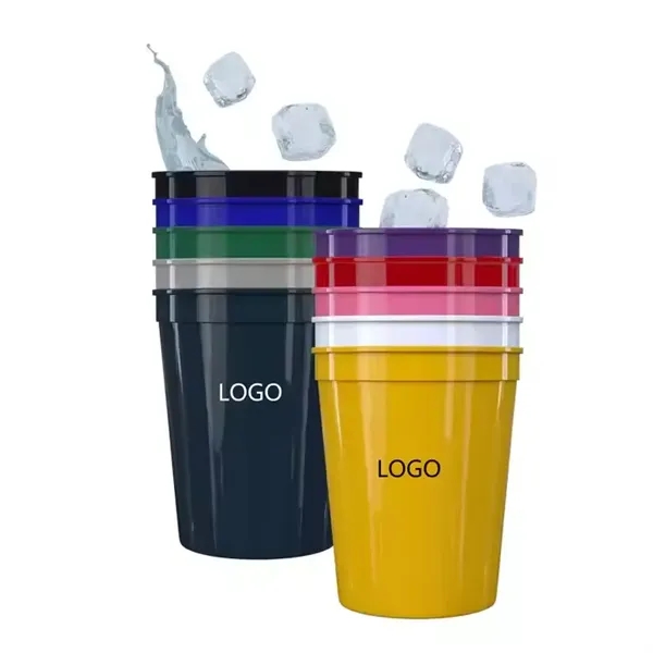 8oz Reusable Plastic Drinking Stadium Cup - 8oz Reusable Plastic Drinking Stadium Cup - Image 1 of 2