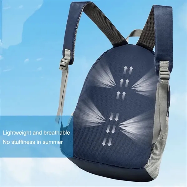 Foldable Ultra Light Large Capacity Outdoor Hiking Backpack - Foldable Ultra Light Large Capacity Outdoor Hiking Backpack - Image 4 of 13