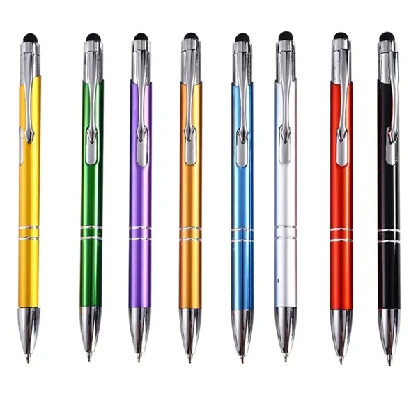 Aluminum Crosby Soft Touch Stylus Ballpen - Aluminum Crosby Soft Touch Stylus Ballpen - Image 1 of 2