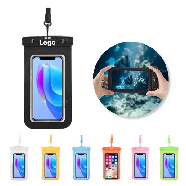 IPX8 Waterproof Phone Pouch PVC Touchscreen Swim Dry Bag - IPX8 Waterproof Phone Pouch PVC Touchscreen Swim Dry Bag - Image 0 of 6