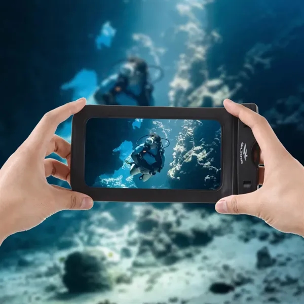 IPX8 Waterproof Phone Pouch PVC Touchscreen Swim Dry Bag - IPX8 Waterproof Phone Pouch PVC Touchscreen Swim Dry Bag - Image 1 of 6
