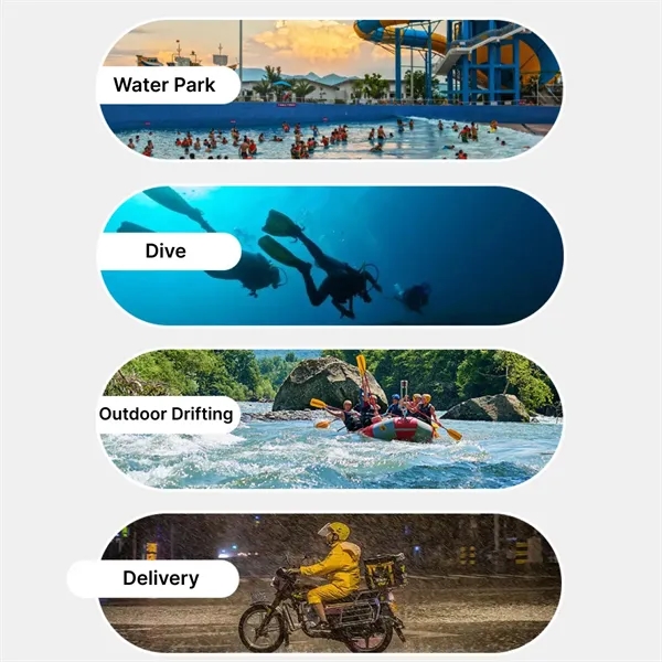 IPX8 Waterproof Phone Pouch PVC Touchscreen Swim Dry Bag - IPX8 Waterproof Phone Pouch PVC Touchscreen Swim Dry Bag - Image 4 of 6