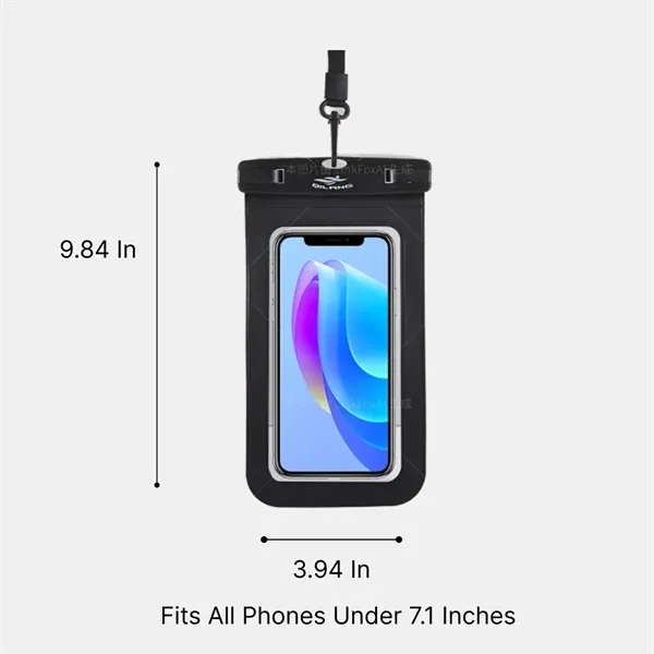 IPX8 Waterproof Phone Pouch PVC Touchscreen Swim Dry Bag - IPX8 Waterproof Phone Pouch PVC Touchscreen Swim Dry Bag - Image 6 of 6
