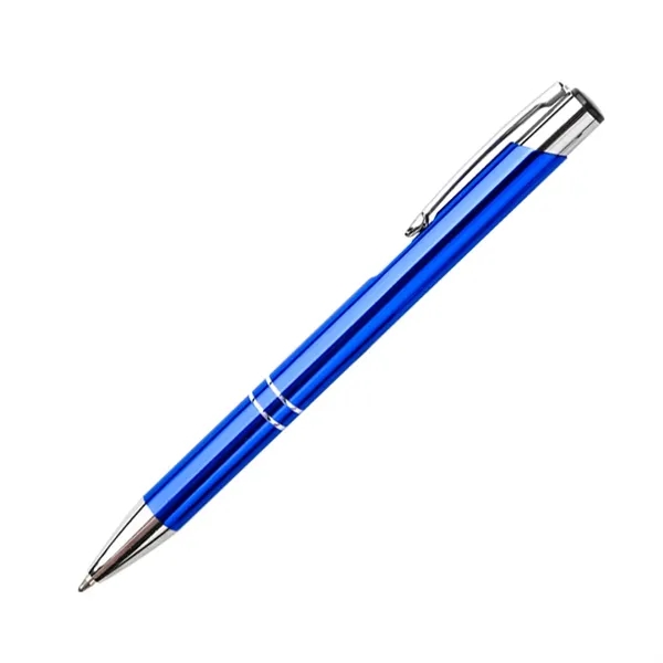 Slim Retractable Metal Ballpoint Pen - Slim Retractable Metal Ballpoint Pen - Image 2 of 3