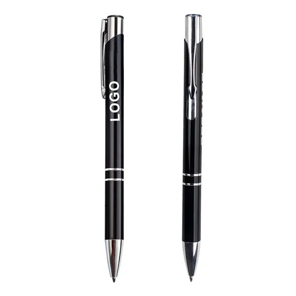 Slim Retractable Metal Ballpoint Pen - Slim Retractable Metal Ballpoint Pen - Image 3 of 3