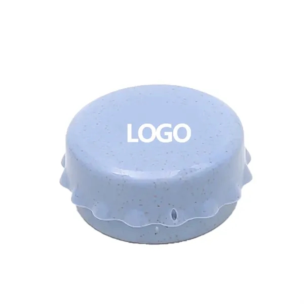 Portable Wheat Straw Collapsible Travel Cup Set - Portable Wheat Straw Collapsible Travel Cup Set - Image 1 of 4