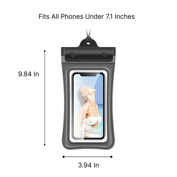 Floating Waterproof Phone Pouch With Airbag Seal IPX8 Rated - Floating Waterproof Phone Pouch With Airbag Seal IPX8 Rated - Image 5 of 5