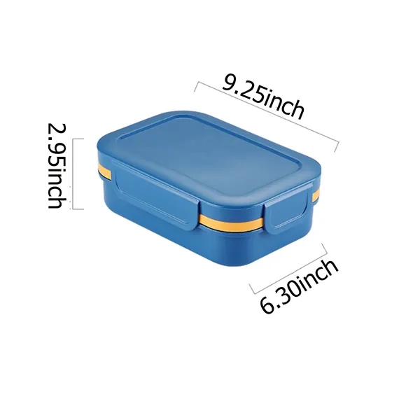 Custom Kids Bento Lunch Box with Fork - Custom Kids Bento Lunch Box with Fork - Image 2 of 4