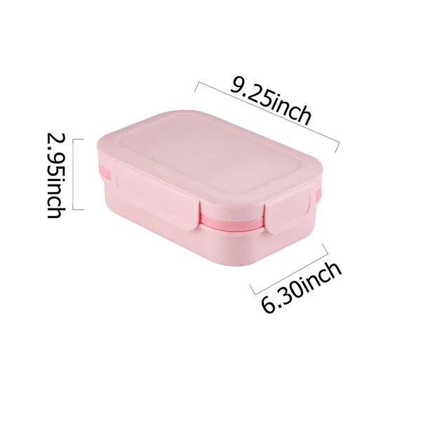 Custom Kids Bento Lunch Box with Fork - Custom Kids Bento Lunch Box with Fork - Image 3 of 4