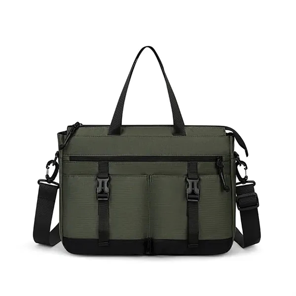 Customization Available Ripstop Oxford Shoulder Laptop Bag - Customization Available Ripstop Oxford Shoulder Laptop Bag - Image 1 of 4