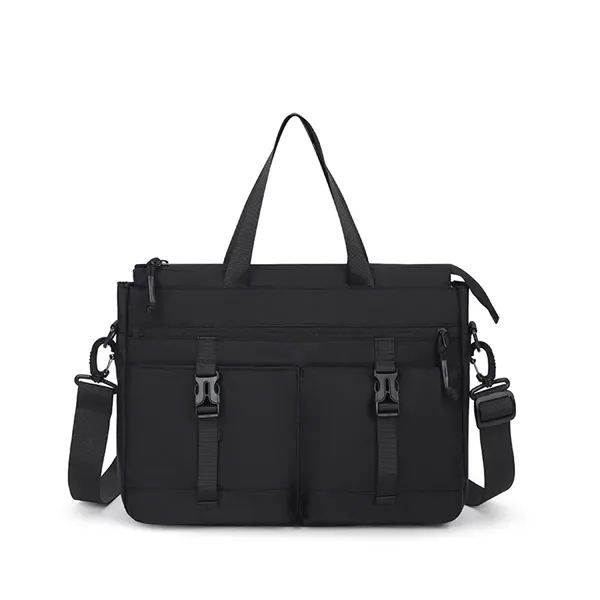 Customization Available Ripstop Oxford Shoulder Laptop Bag - Customization Available Ripstop Oxford Shoulder Laptop Bag - Image 3 of 4