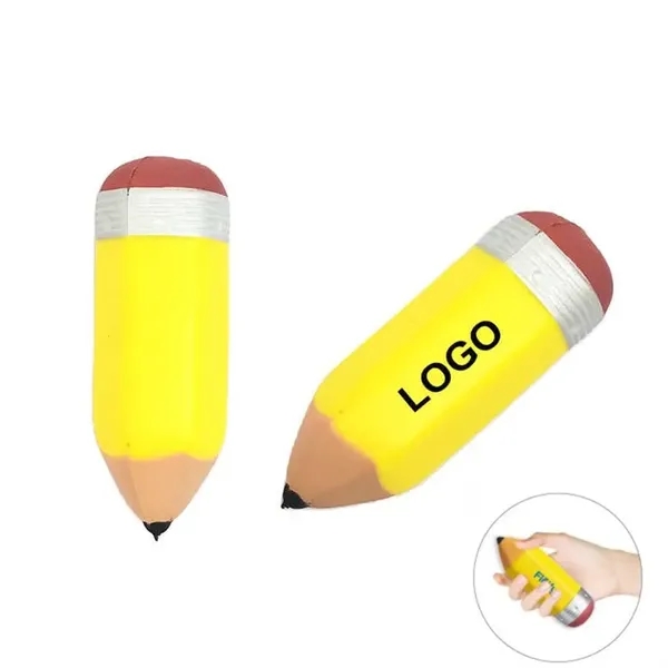 PU Foam Pencil Shape Squeeze Stress Reliever Antistress Ball - PU Foam Pencil Shape Squeeze Stress Reliever Antistress Ball - Image 0 of 2