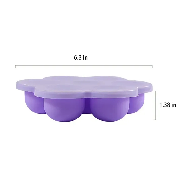 Airtight Lids Silicone Baby Food Storage Containers Ice Tray - Airtight Lids Silicone Baby Food Storage Containers Ice Tray - Image 6 of 13