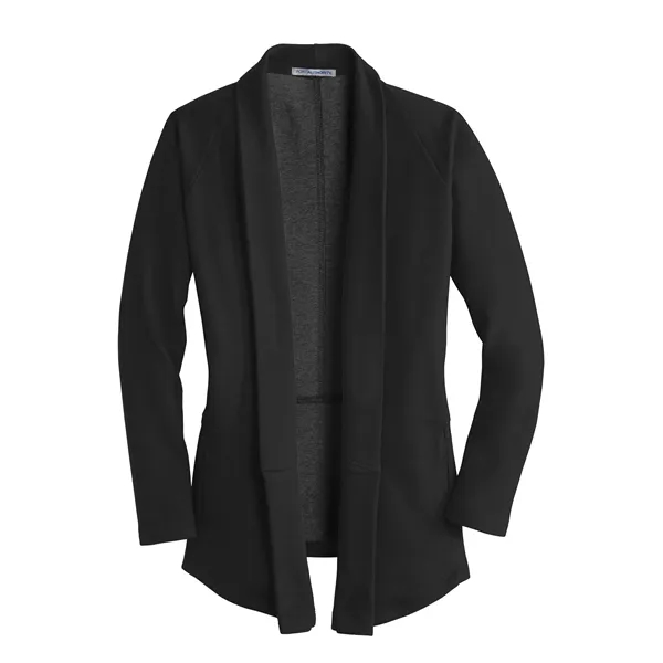 Port Authority® Women's Interlock Cardigan - Port Authority® Women's Interlock Cardigan - Image 4 of 6