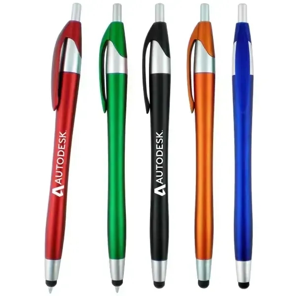 Custom Stylus Ballpoint Pens - Multicolor Writing Tools - Custom Stylus Ballpoint Pens - Multicolor Writing Tools - Image 1 of 2