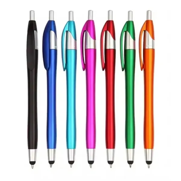 Custom Stylus Ballpoint Pens - Multicolor Writing Tools - Custom Stylus Ballpoint Pens - Multicolor Writing Tools - Image 2 of 2