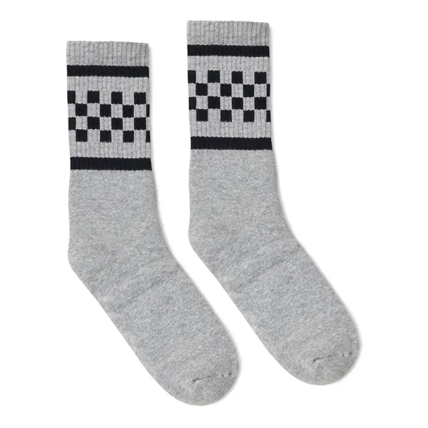 SOCCO USA-Made Checkered Crew Socks - SOCCO USA-Made Checkered Crew Socks - Image 1 of 1