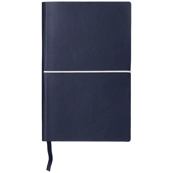 Softcover Notebook w/ Custom Imprint & Elastic Closing Band - Softcover Notebook w/ Custom Imprint & Elastic Closing Band - Image 3 of 4