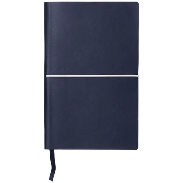 Softcover Notebook w/ Custom Imprint & Elastic Closing Band - Softcover Notebook w/ Custom Imprint & Elastic Closing Band - Image 4 of 4