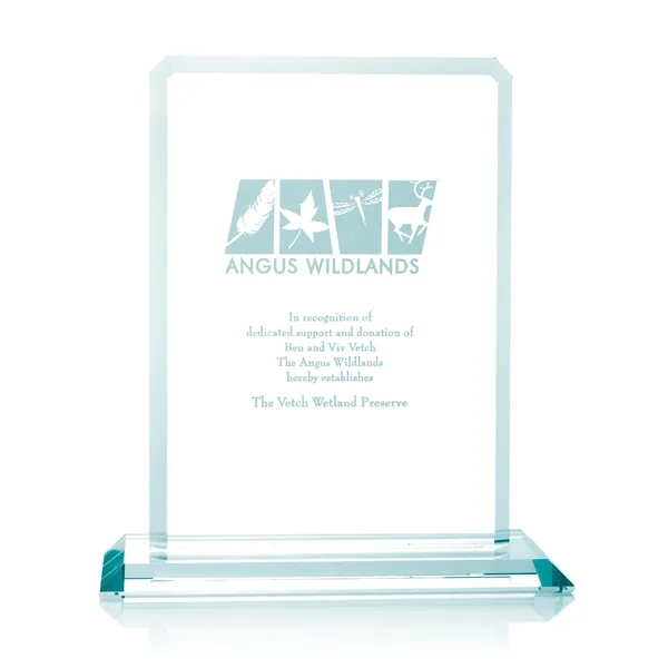 JAFFA® Clipped Jade Crystal Award - JAFFA® Clipped Jade Crystal Award - Image 1 of 2