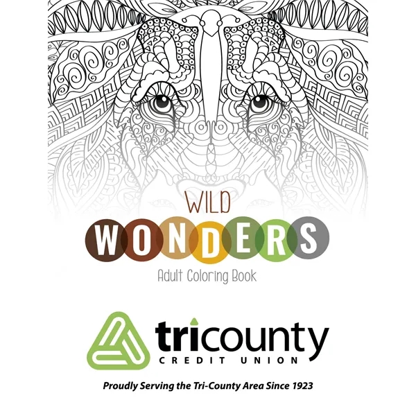 Good Value™ Wild Wonders Adult Coloring Book - Good Value™ Wild Wonders Adult Coloring Book - Image 1 of 2