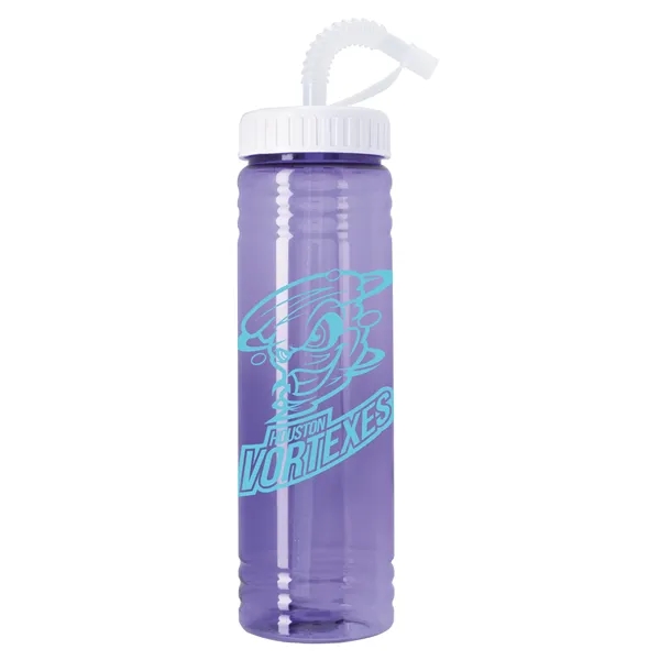 Garyline® Slim Fit Water Bottle With Straw Lid - 24 oz. - Garyline® Slim Fit Water Bottle With Straw Lid - 24 oz. - Image 22 of 27